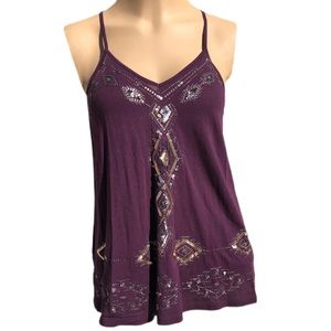 Express Spaghetti trap tank top